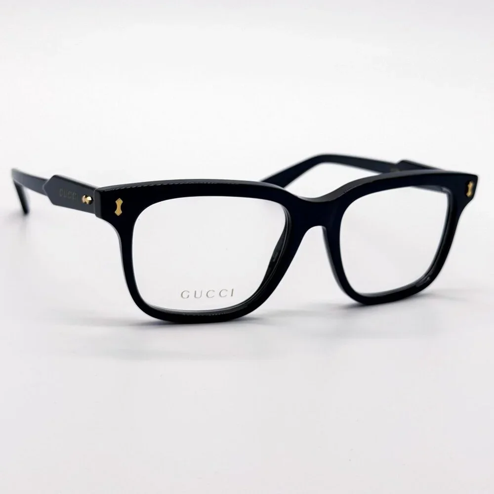NEW GUCCI GG1265O 005 EYEGLASSES MEN BLUE EYEWEAR